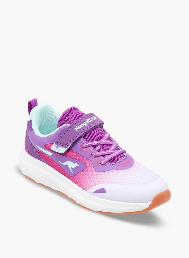 Kangaroos Purple Girls Hook & Loop School Sports Shoes for Women | Best Price UAE