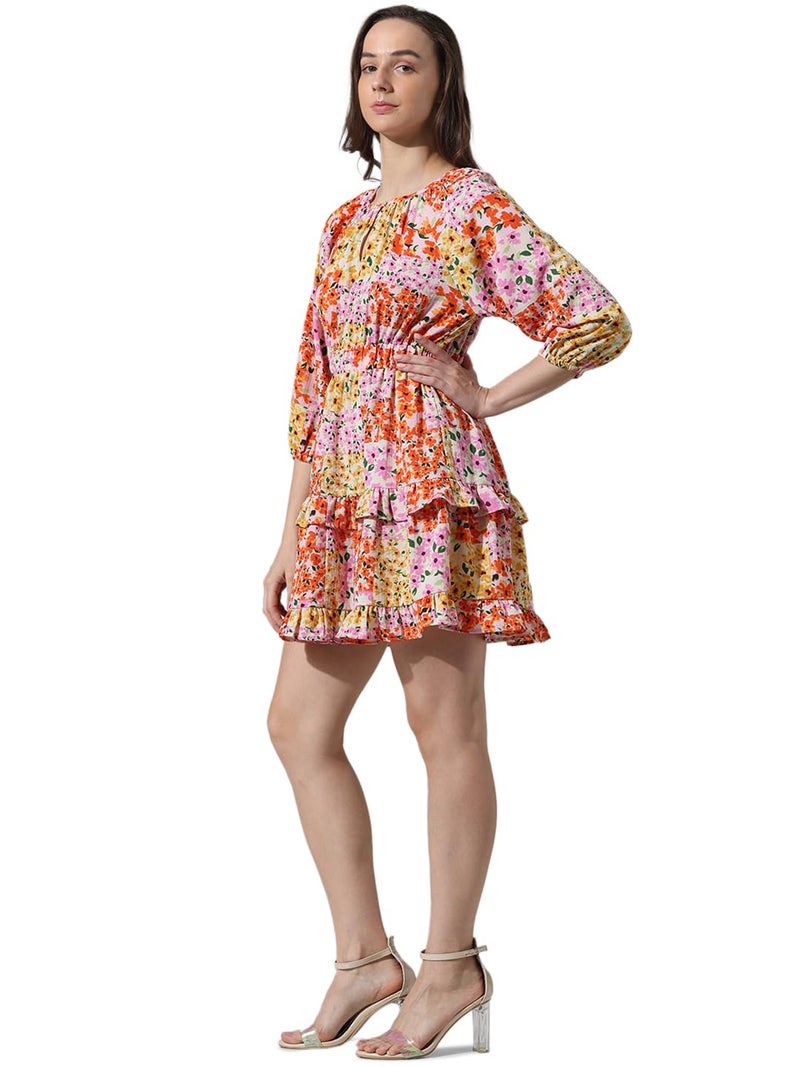 ONLY Women's Polyester A-Line Mini Dress (15336029-Cloud Dancer_Cloud - Image 5