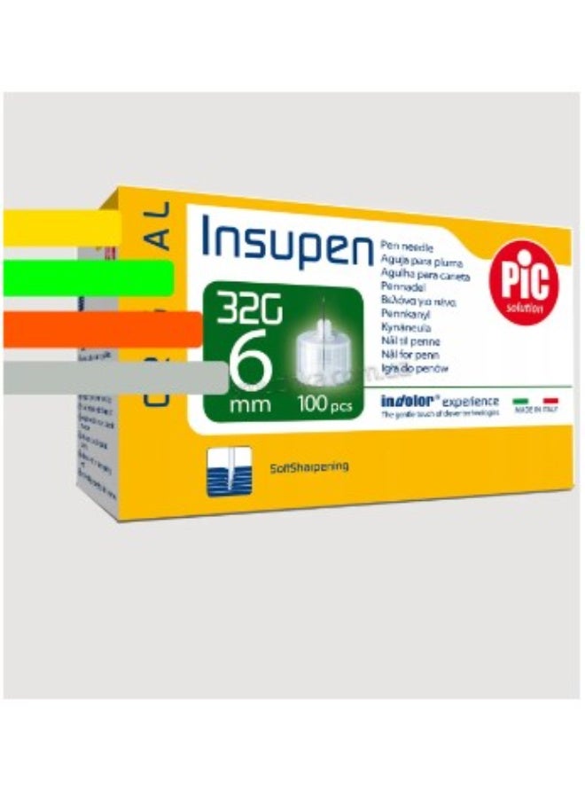 بيك سولوشن إبر أنسولين أنسوبين 32 جرام 6 ملم