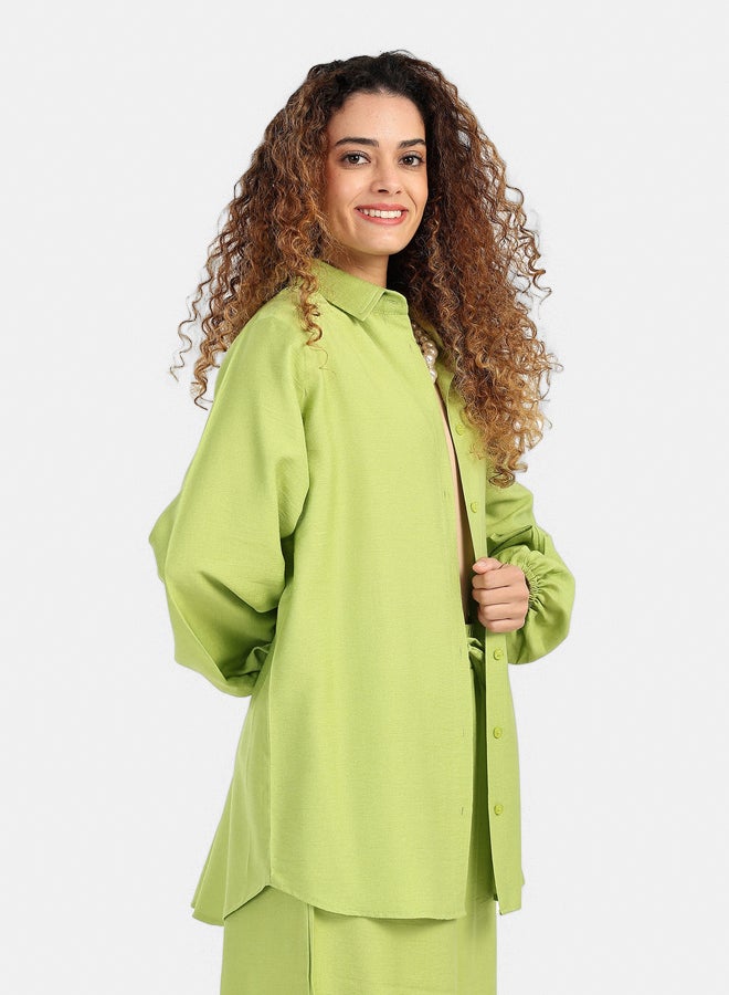 Carina Linen Long Sleeves Shirt - Image 2