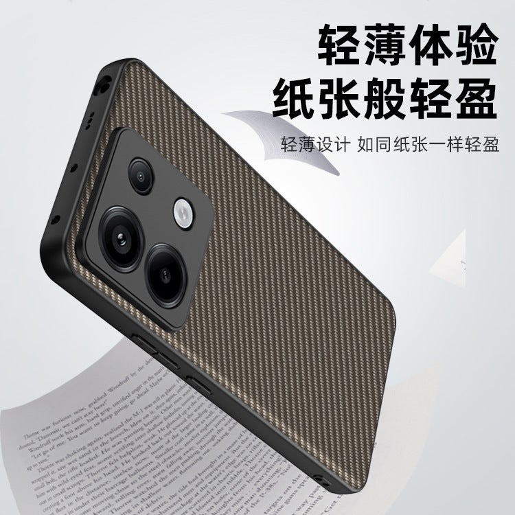 غطاء واقي بملمس باللون أحمر جلد لـ Redmi Note 13 Pro مع حماية من السقوط وتغطية كاملة مع مقاوم للصدمات مع مقاوم للخدش للعائلة أثناء التنقل للتنقل اليومي - Image 4