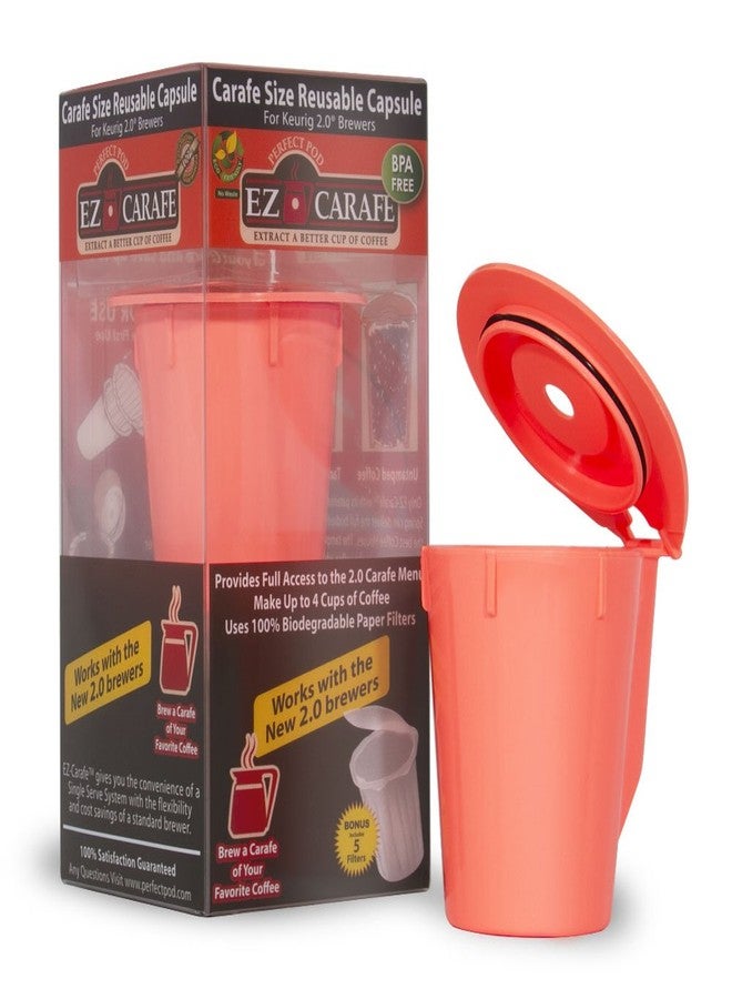 PERFECT POD EZ-Carafe Reusable K-Carafe Pod for Keurig 2.0 Coffee Makers (K200, K250, K350, K450, K500, K550, K575) and K 2.0 Thermal Carafe, Eco Friendly, BPA Free - Image 3