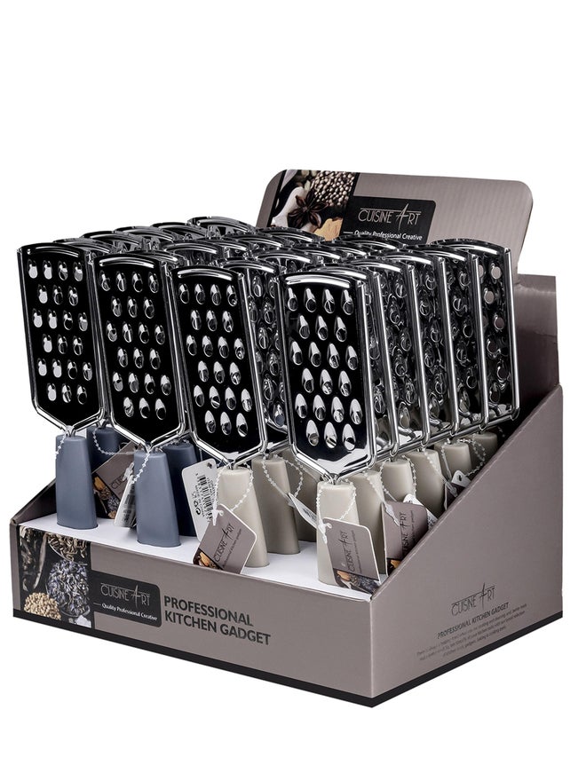 Cuisine Art 1-Piece Stainless Steel Hand Grater 8.5cm - Image 2