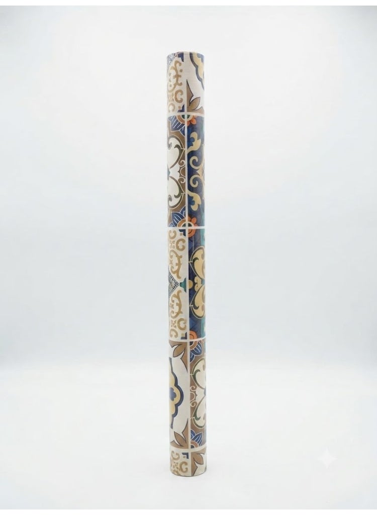Floral Wallpaper Roll, Black Rose Pattern, Decorative Wall Covering, Model A-ROLL-51 - Image 2