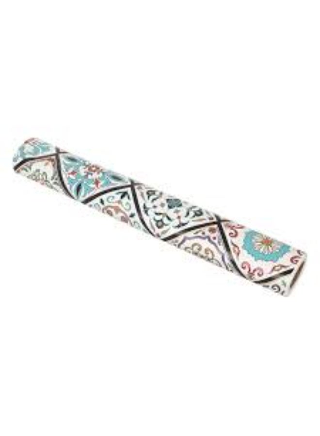 Floral Wallpaper Roll, Black Rose Pattern, Decorative Wall Covering, Model A-ROLL-51 - Image 3