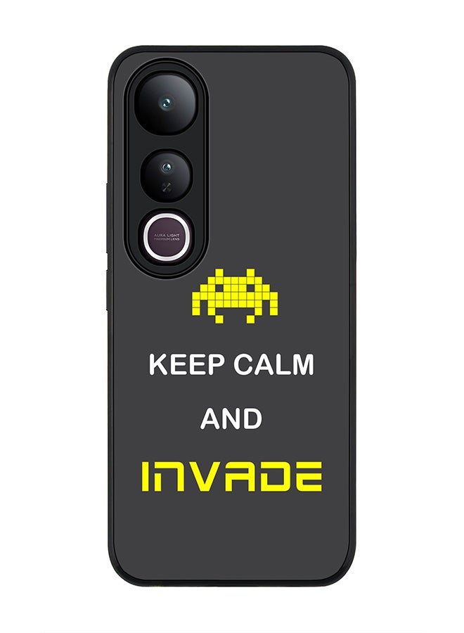 Stylizedd For vivo V50 Lite Case,Slim fit Camera Protection, Shockproof Thin Phone cover  - Keep Calm And Invade