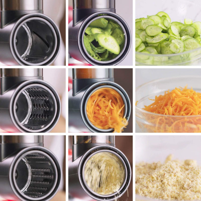 InnoMoon Slicer Shredder Attachments for KitchenAid Stand Mixer Cheese Grater Attachment for KitchenAid, Slicer Accessories with 3 Blades by InnoMoon - Image 3