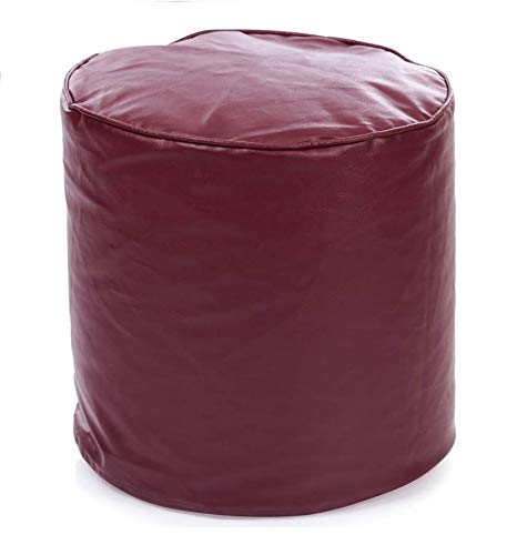 TRUE 2 F XXL Teardrop Bean Bag Cover Foot Stool Only Without Beans Maroon XXL - Image 3