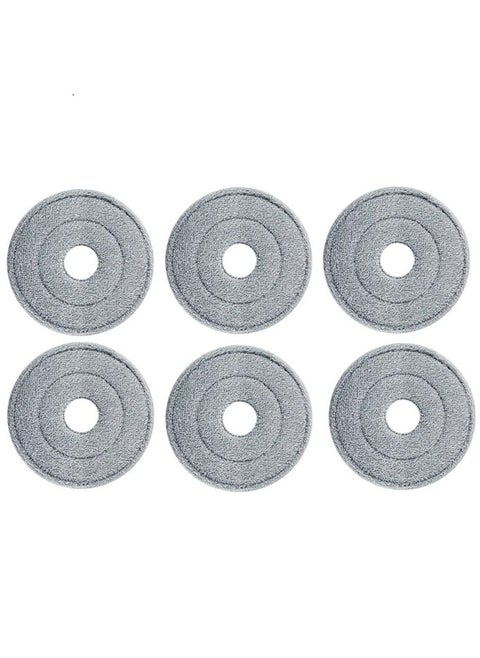 A spare part for a circular mop consisting of 6 towel