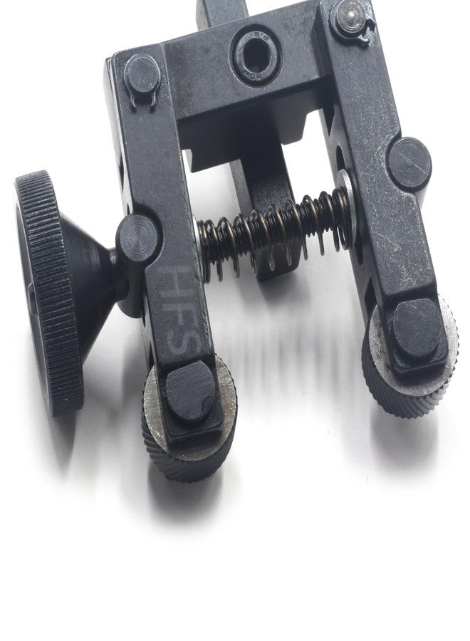 HFS(R) Adjustable Knurling Tool Holder with 6pcs Wheels for Mini Lathes 0-2" Capacity - Image 4