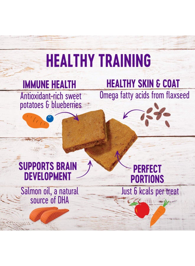 WELLNESS Wellness Soft Puppy Bites Natural Grain-Free Treats for Training, Dog Treats with Real Meat and DHA, No Artificial Flavors (Lamb & Salmon, 8-Ounce Bag) - Image 1