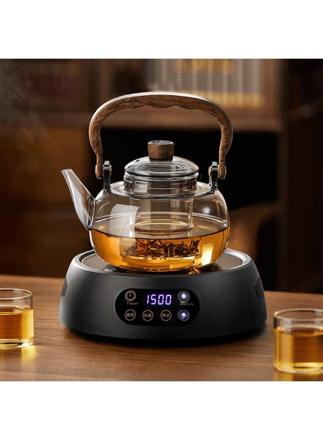 Yihutea Yi Hu Tea Electric Ceramic Stove Tea Kettle Glass Water Boiler Office Home Health Small Kung Fu Tea Set - Image 1