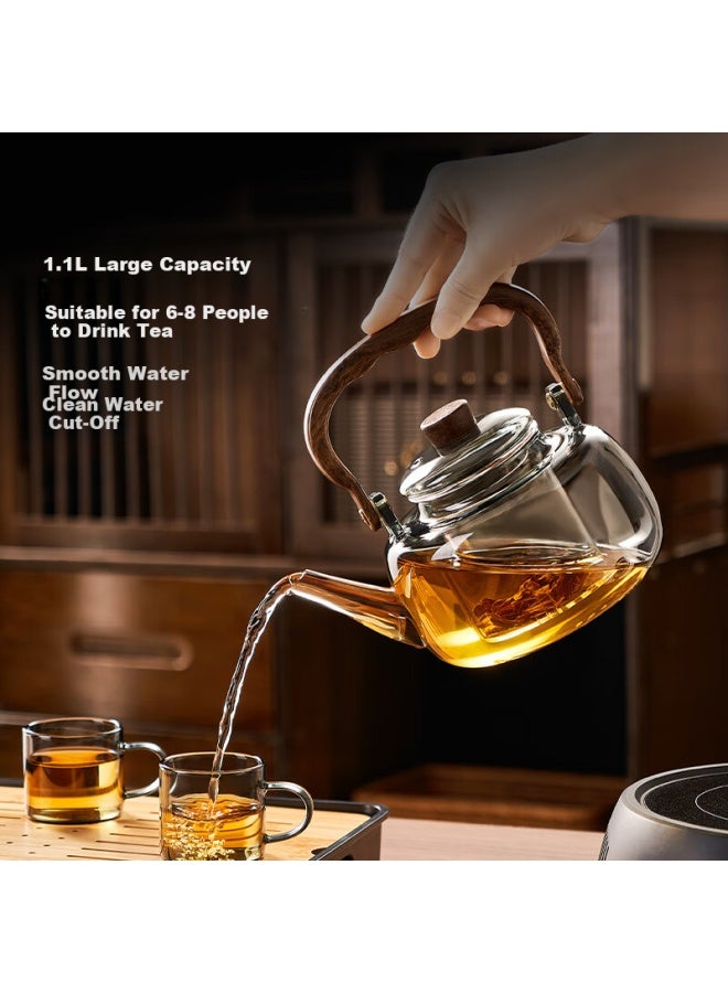 Yihutea Yi Hu Tea Electric Ceramic Stove Tea Kettle Glass Water Boiler Office Home Health Small Kung Fu Tea Set - Image 4