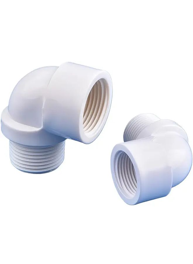 5 قطع، تركيبات أنابيب PVC بقطر 25 مم مع وصلات كوع بخيوط داخلية وخارجية لسهولة التركيب، أدوات سباكة DIY، ملحقات أنابيب إمداد المياه - Image 5