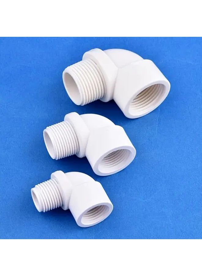 5 قطع، تركيبات أنابيب PVC بقطر 25 مم مع وصلات كوع بخيوط داخلية وخارجية لسهولة التركيب، أدوات سباكة DIY، ملحقات أنابيب إمداد المياه - Image 1
