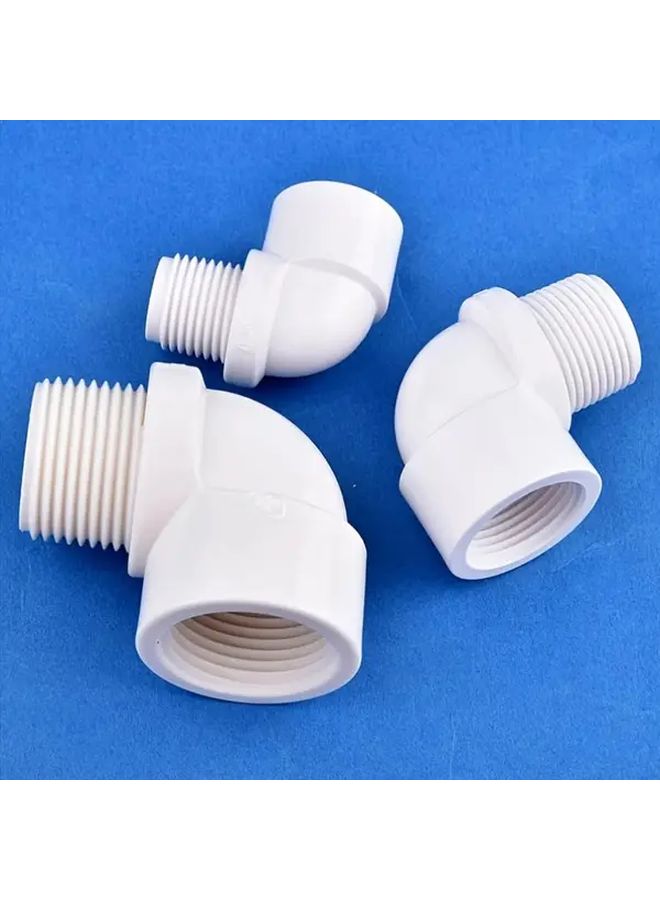 5 قطع، تركيبات أنابيب PVC بقطر 25 مم مع وصلات كوع بخيوط داخلية وخارجية لسهولة التركيب، أدوات سباكة DIY، ملحقات أنابيب إمداد المياه - Image 2