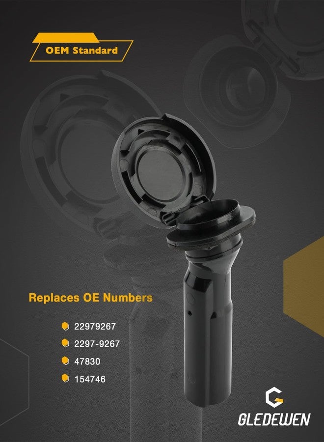 Gledewen Spare Tire Hoist Cover, Compatible with 2014-2019 Chevy Silverado 1500 LD 2500 3500 HD, 2014-2019 GMC Sierra 1500 Limited 2500 3500 HD, CASE ASM-SPA WHL LK CYL, Spare Tire Carrier Case, 22979267 - Image 3