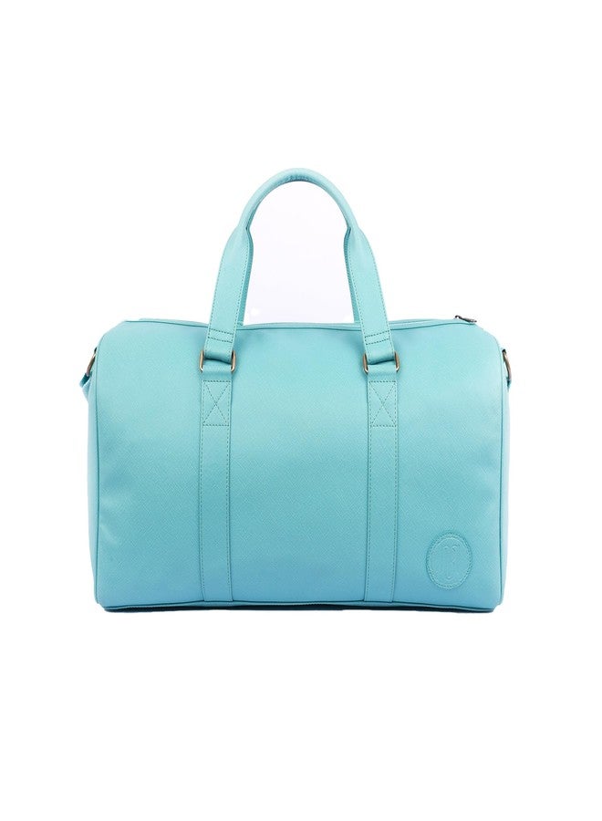 Mona B Miles Duffle Bag for Men & Women - Stylish, Spacious & Travel-Ready (Turquoise) - Image 1