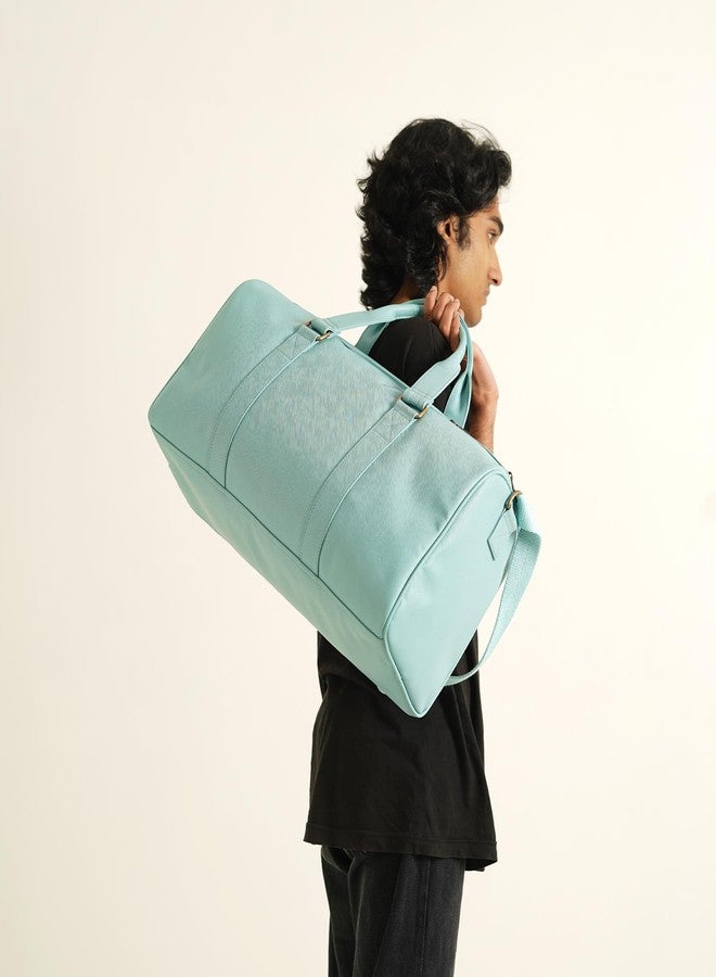 Mona B Miles Duffle Bag for Men & Women - Stylish, Spacious & Travel-Ready (Turquoise) - Image 2