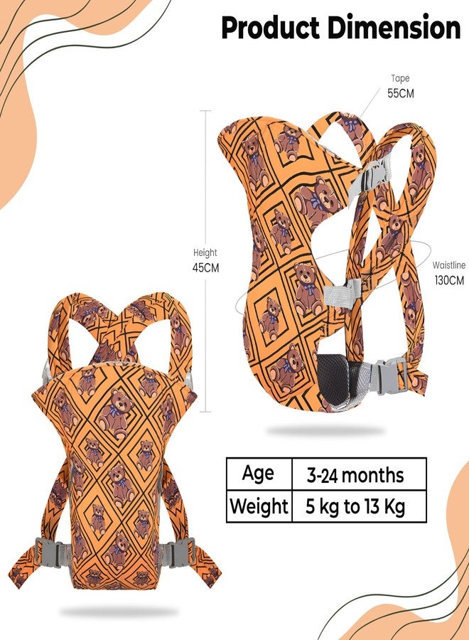 Bembika Baby Carrier Newborn to Toddler with Multiple Positions Infant Carrier Soft Baby Holder Kangaroo Bag Sling Carrier All Seasons - Checkered Bear - Image 3
