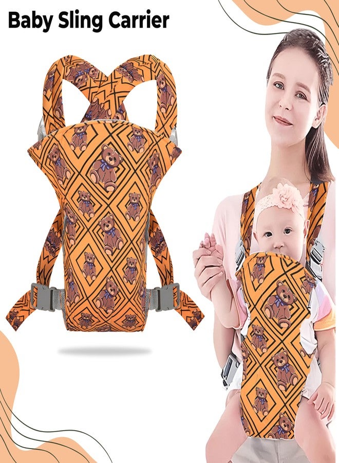 Bembika Baby Carrier Newborn to Toddler with Multiple Positions Infant Carrier Soft Baby Holder Kangaroo Bag Sling Carrier All Seasons - Checkered Bear - Image 2