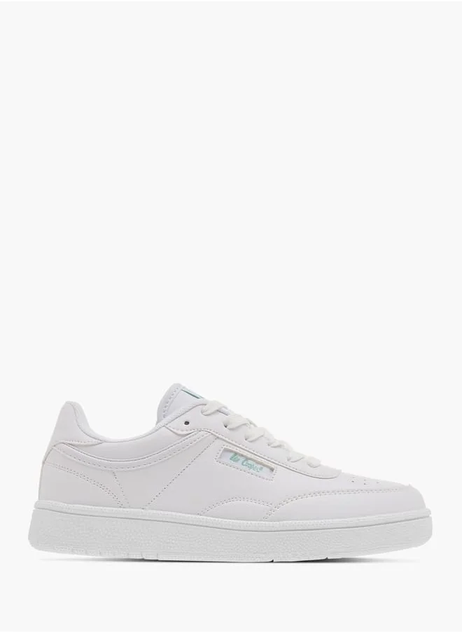 لي كوبر Womens Panelled Sneakers With Lace-Up Closure