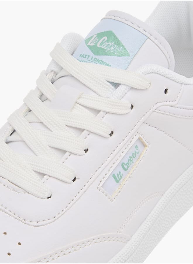 Lee Cooper Womens Panelled Sneakers With Lace-Up Closure  - Image 4
