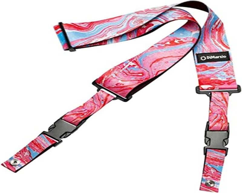 DiMarzio DD2244 Steve Vai Signature ClipLock Guitar Strap - Blue Cherry Universe - Image 1