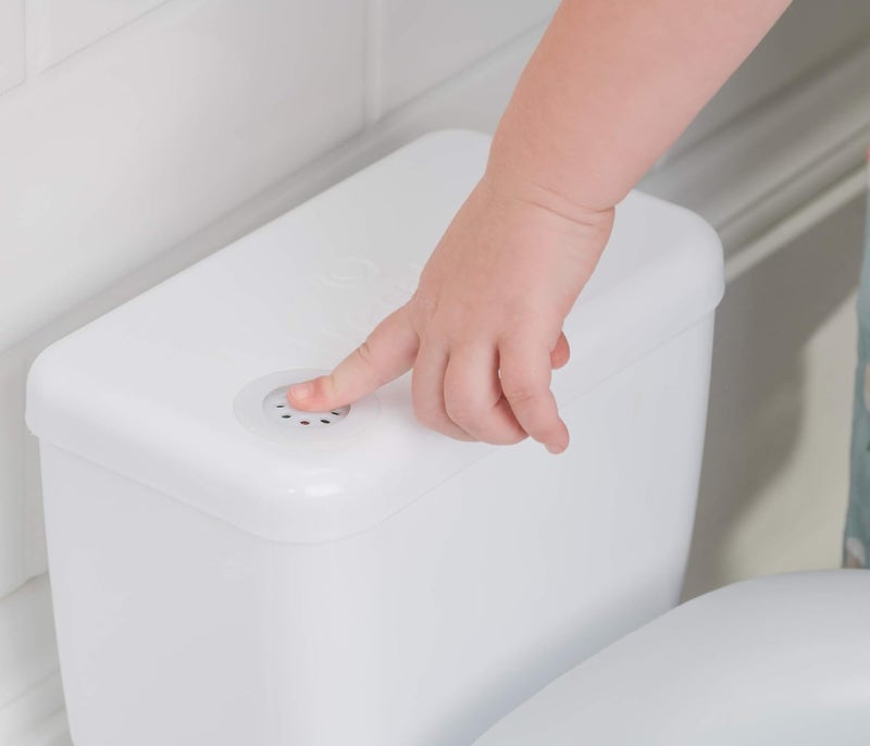 Regalo 2in1 Potty Training and Transition Potty with Flushing Sound Removable Seat Bonus Kit Oversized Foam Soft Seat and Wipe Storage White - Image 3