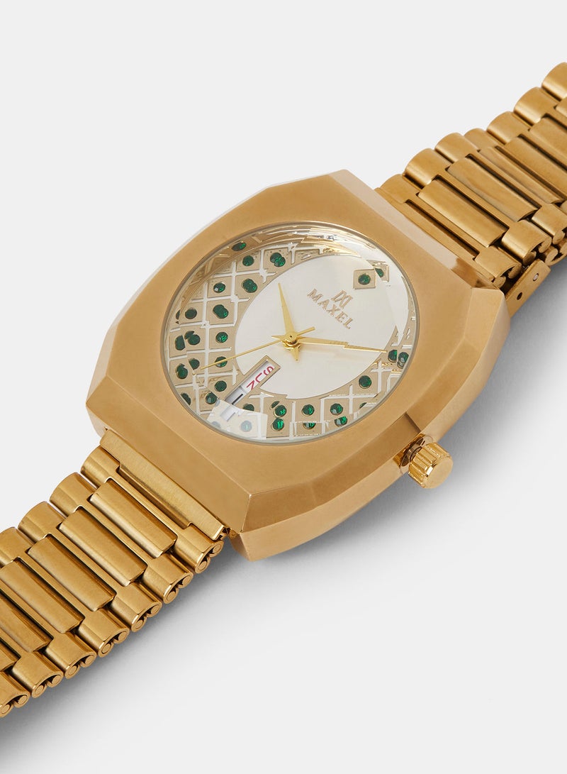 Maxel ساعة يد أنالوج للرجال سنتريكس نيو ديستار MX553 - 38 مم - Image 3