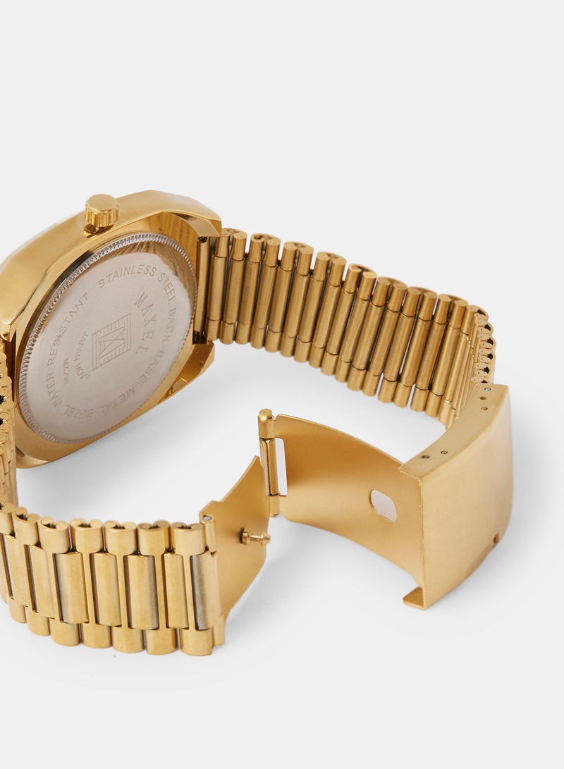 Maxel ساعة يد أنالوج للرجال سنتريكس نيو ديستار MX553 - 38 مم - Image 4