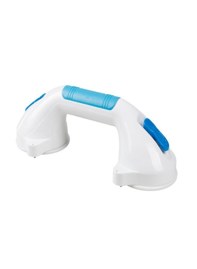 PCP Suction Grip Bathtub and Shower Handle with Color Lock Indicators, White, 12 Inch - Image 2