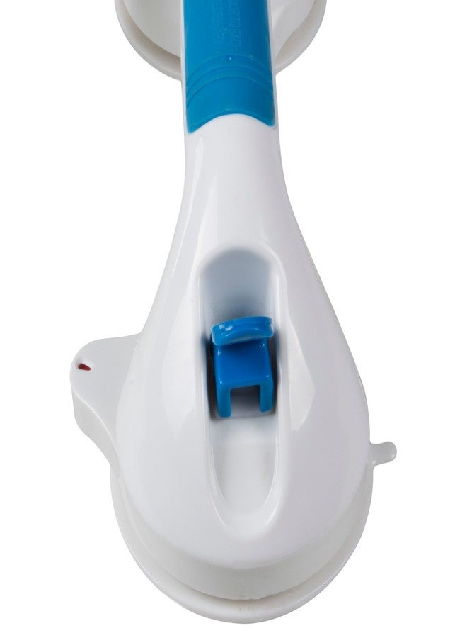 PCP Suction Grip Bathtub and Shower Handle with Color Lock Indicators, White, 12 Inch - Image 5