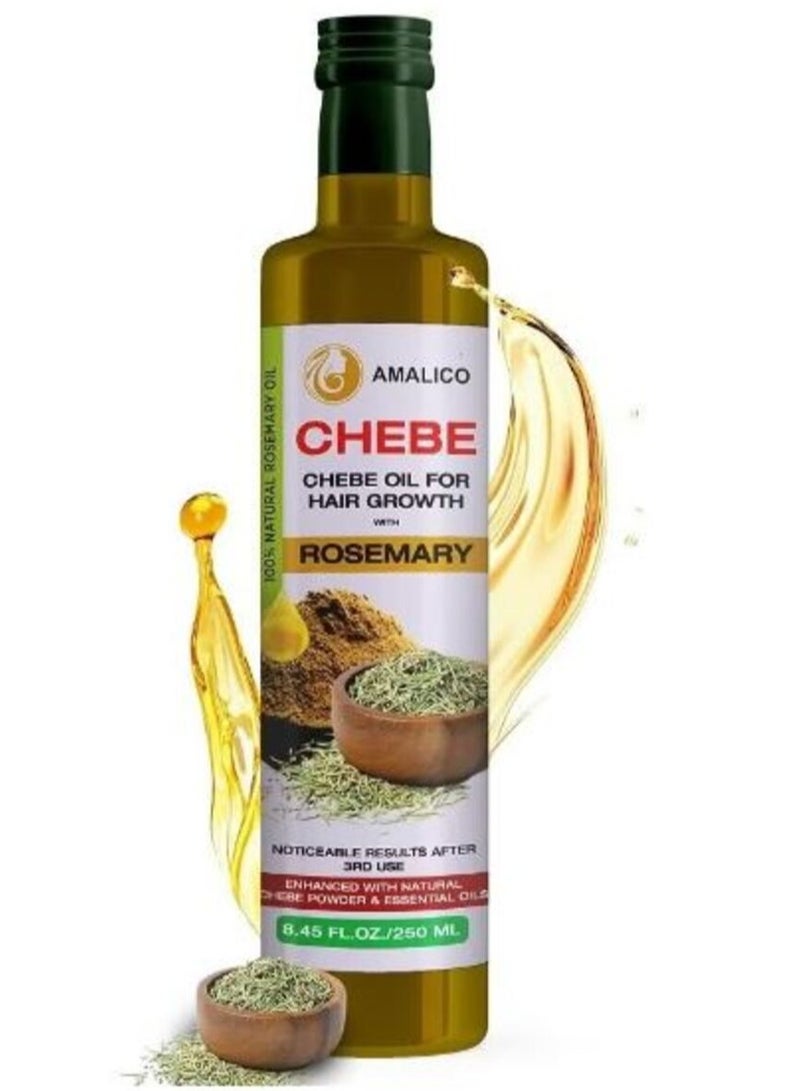 AMALICO Rosemary Oil for Hair Growth With Chebe Powder for Hair Growth - (250 ML) - Image 2