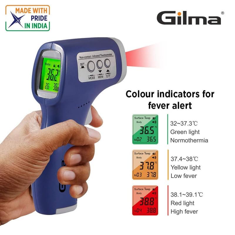 MCP IRFM01 Sleek Infrared Thermometer Non Contact Digital Thermometer, °C & °F switchable - Image 5