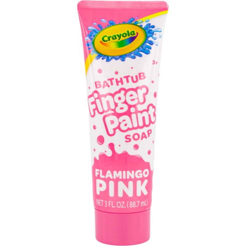 Crayola Bathtub Fingerpaint 5 Color Variety Pack, 3 Ounce Tubes (Bluetiful Blue, Screamin' Green, Radical Red, Flamingo Pink, Royal Purple) Color Your Bath Easily Washable Finger Paints - Image 3