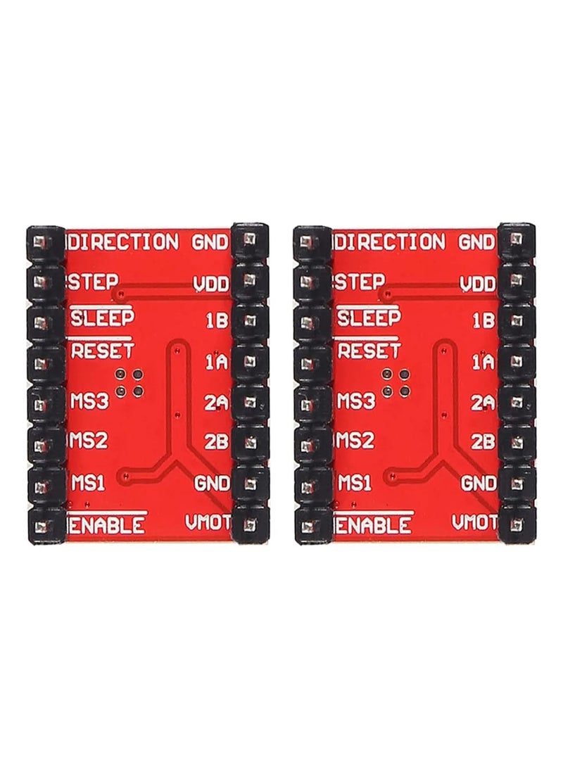 وحدة سائق محرك خطوة 2 قناة A4988 مع مجلد الحرارة لـ Arduino - Image 3