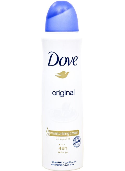 Dove Original Antiperspirant Spray Deodorant - 150 ml