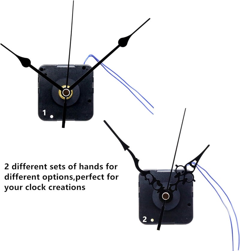 TIKROUND Youngtown 12888 Step Quartz Movement Repair Part with Hour Trigger Switch.7/64 Inch Maximum Dial Thickness, 17/32 Inch Total Shaft Length. B Hands - Image 5