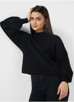 High Neck Knitted Sweater