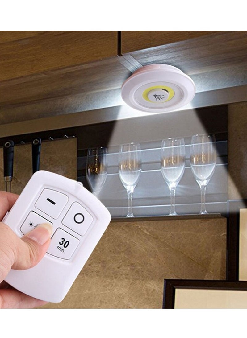 Led - Set Of 3 Wireless Adjustable Led Brightness Lights With Remote Control - Image 1