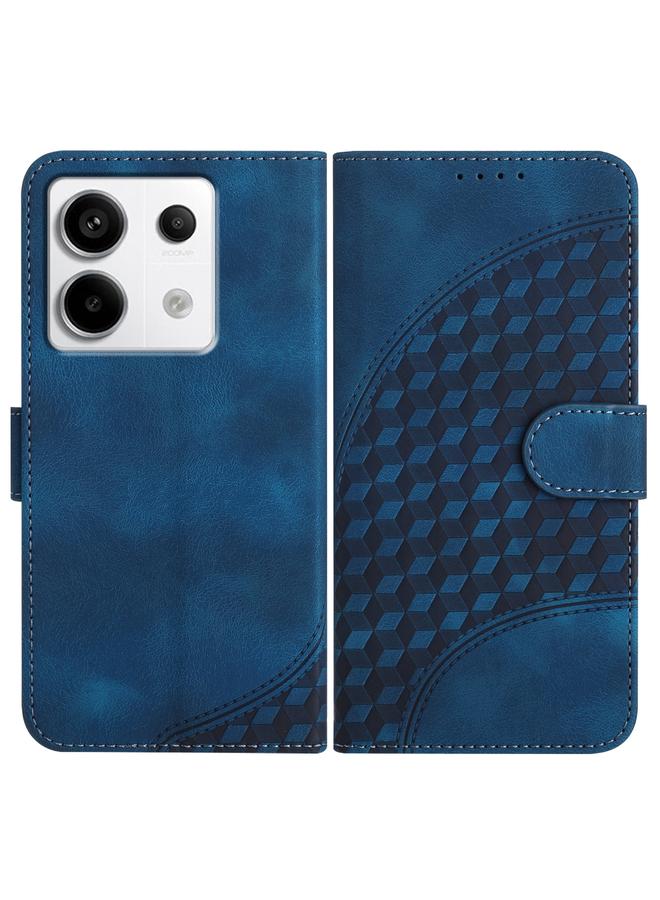 The Bros Case For Xiaomi Redmi Note 13 Pro 4G YX0060 Elephant Head Embossed Phone Leather Case with Lanyard