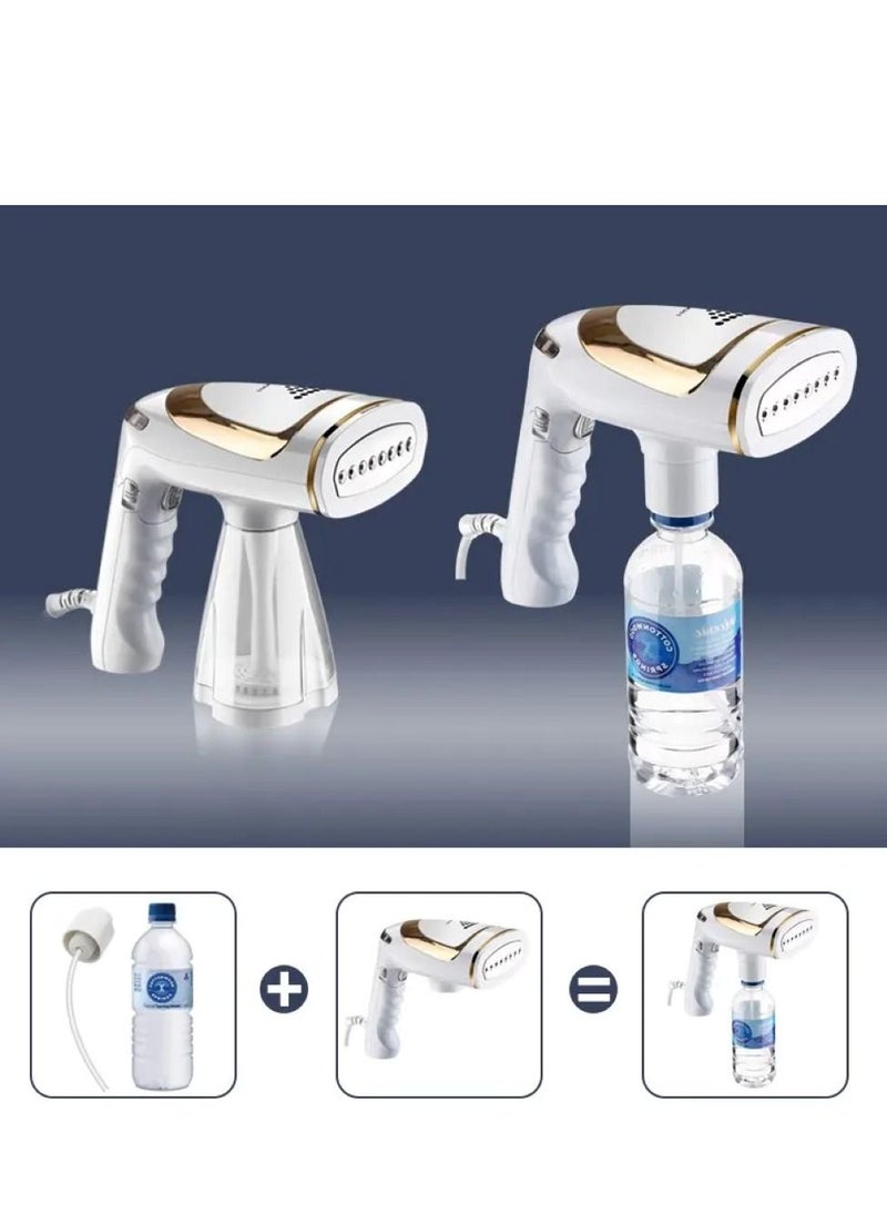 DOSCHER - Handheld Steamer for Clothes High-Power Handheld Steam iron Portable Foldable Travel Garment Steamer Garment Steamers With Detachable 250ml Water Tank Fast Heat Up in 20s 1600W - Image 1
