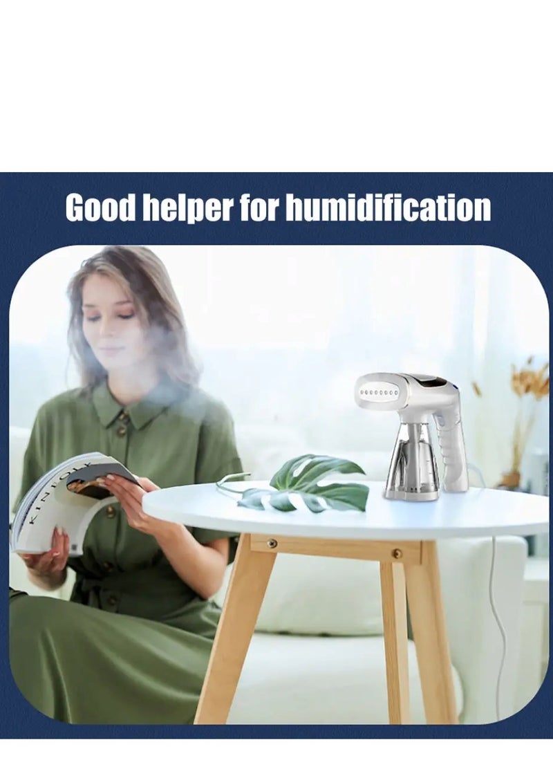 DOSCHER - Handheld Steamer for Clothes High-Power Handheld Steam iron Portable Foldable Travel Garment Steamer Garment Steamers With Detachable 250ml Water Tank Fast Heat Up in 20s 1600W - Image 1
