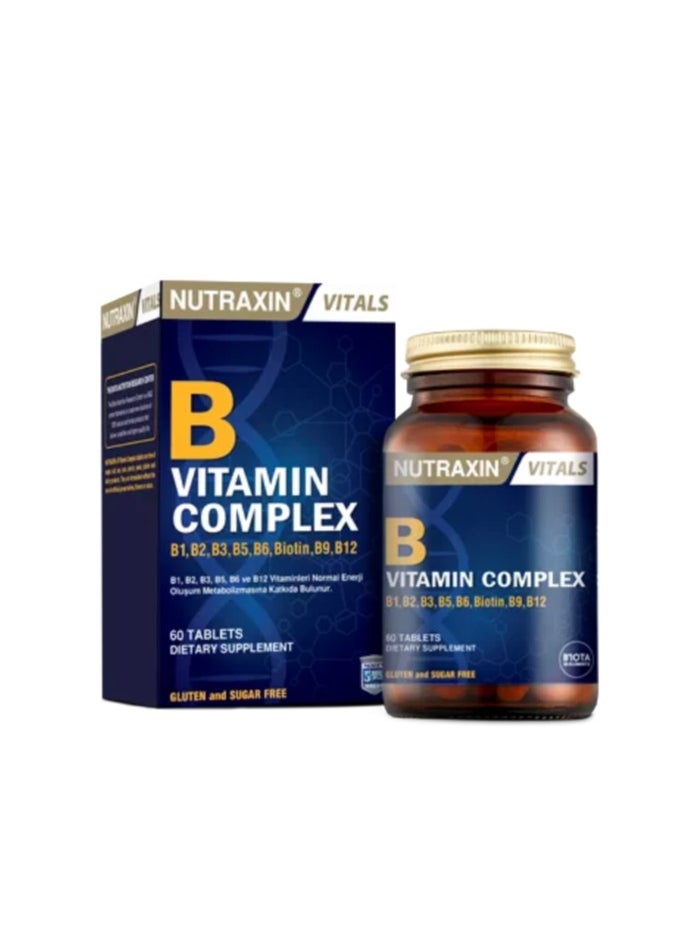 NUTRAXIN Nutraxin Vitamin B Complex 60 Tablets 