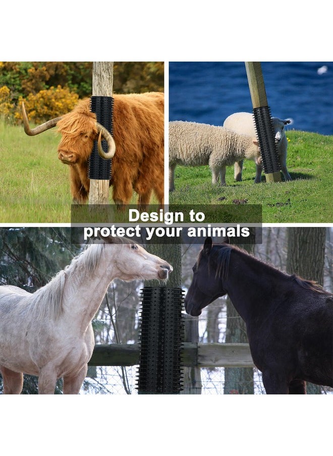venshun - 4 Pcs Livestock Scratcher Set - Full Silicone Scratching Brush Set For Horse, Cow, Goat, Soft Touch Scratcher, Relieves Discomfort From Hair Loss, Itching, Protects Skin - Image 1