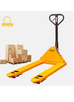Hand Pallet Truck 3 tons Jack Trolley Heavy Duty For Warehouse Factory Cargo Material Transport