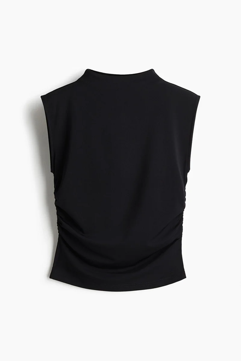 اتش اند ام بلوزة بقبة عالية