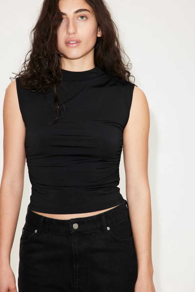 H&M Draped turtleneck top