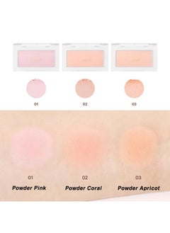 BBI@ BBIA Bbia Ready To Wear Powder Cheek Blush 3 Color - Buildable & Blendable Soft Blush For Cheeks, Matte & Shimmery Finish, Lightweight, Long-Lasting, Vegan, Korea Face Makeup, 0.19Oz (03 Powder Apricot)  - Image 3